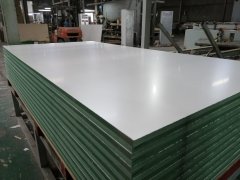 Finished damp proof plate